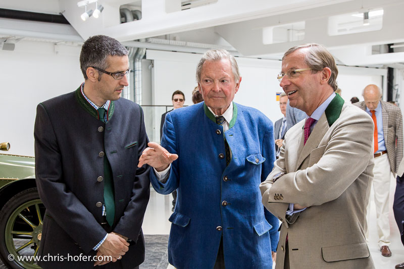 Eröffnung Fahrtraum Mattsee, 2013-06-15; Foto: Chris Hofer; Bild zeigt: Bgm. Rene Kuel, Ernst Piech, LH-Stv. Wilfried Haslauer