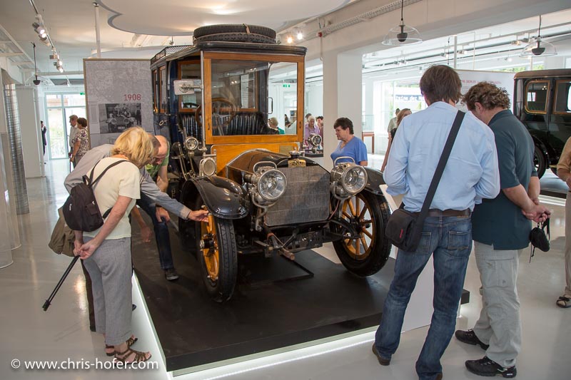 Eröffnung Fahrtraum Mattsee, 2013-06-15; Foto: Chris Hofer; Bild zeigt: Austro Daimler 28/32, Bj. 1908