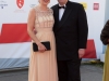 VIENNA, AUSTRIA - JUNE 26: Federal Minister of Agriculture Andrae Rupprechter with his wife Christine attend the gala event 450 years Spanische Hofreitschule on June 26, 2015 in Vienna, Austria.  (Photo by Chris Hofer/Getty Images)